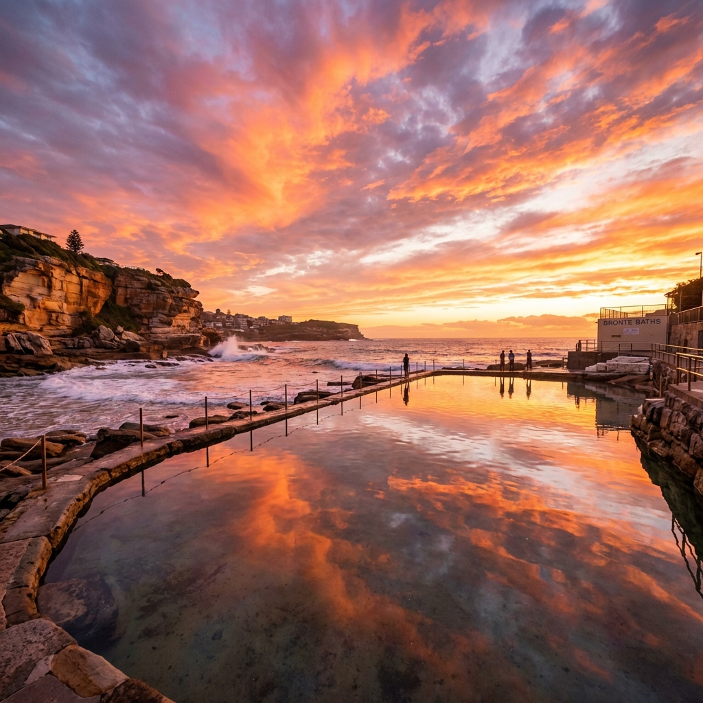 Sunrise at Bronte Beach